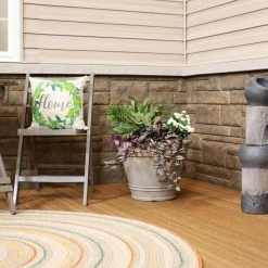 Sunnydaze Decor Franklin 20 in. Outdoor Flower Pot Planter in Beige -Sunnydaze Decor Sales beige sunnydaze decor plant pots dg 697 fa 1000