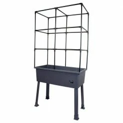 Frame It All Patio Ideas - 15.75 in. x 31.5 in. x 63 in. Self-Watering Raised Garden Bed with Trellis and Greenhouse Cover 9 Frame It All Patio Ideas - 15.75 in. x 31.5 in. x 63 in. Self-Watering Raised Garden Bed with Trellis and Greenhouse Cover -Sunnydaze Decor Sales black frame it all elevated garden beds 300001602 44 1000