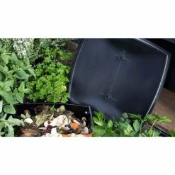 Frame It All Worm It All 11 in. x 11 in. x 12.6 in. Plastic Composting Box (Soil Enrichment) 5 Frame It All Worm It All 11 in. x 11 in. x 12.6 in. Plastic Composting Box (Soil Enrichment) -Sunnydaze Decor Sales black frame it all raised planter boxes 300001605 4f 1000