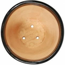 Sunnydaze Decor Captivating Vista 14 in. Obsidian Ceramic Indoor/Outdoor Planter 16 Sunnydaze Decor Captivating Vista 14 in. Obsidian Ceramic Indoor/Outdoor Planter -Sunnydaze Decor Sales black sunnydaze decor plant pots ap 001 fa 1000