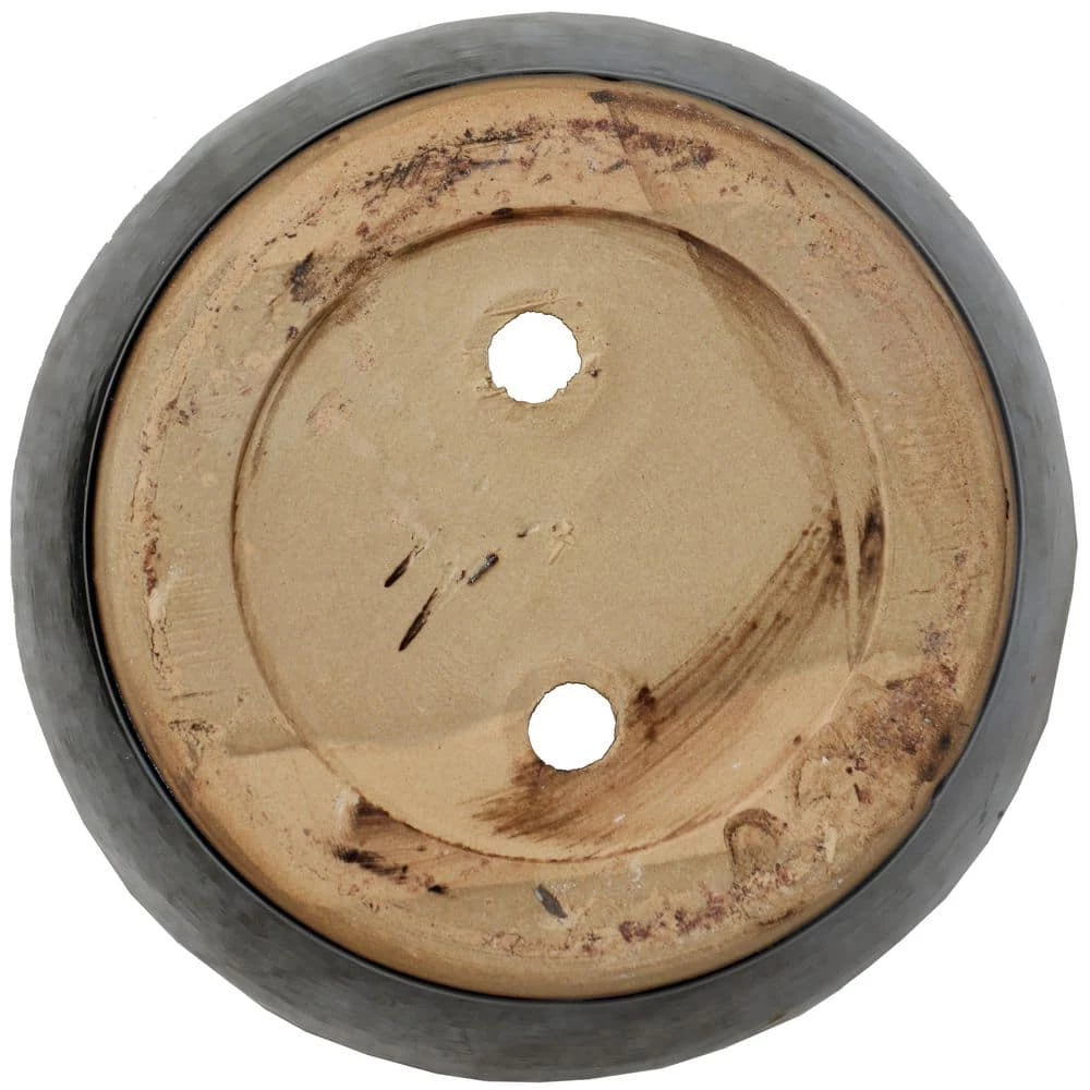 Sunnydaze Decor 2 Captivating Vista 11 in. Obsidian Ceramic Indoor/Outdoor Planters 2 Sunnydaze Decor 2 Captivating Vista 11 in. Obsidian Ceramic Indoor/Outdoor Planters - Image 2