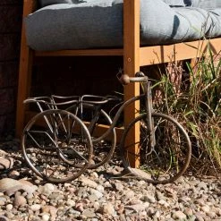 Sunnydaze Decor Sunnydaze 12 in. Tricycle Style Indoor/Outdoor Black Metal Planter Stand Basket -Sunnydaze Decor Sales black sunnydaze decor plant stands lci 095 4f 1000