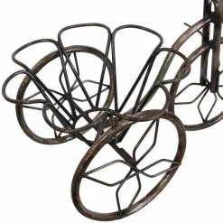 Sunnydaze Decor Sunnydaze 12 in. Tricycle Style Indoor/Outdoor Black Metal Planter Stand Basket -Sunnydaze Decor Sales black sunnydaze decor plant stands lci 095 c3 1000