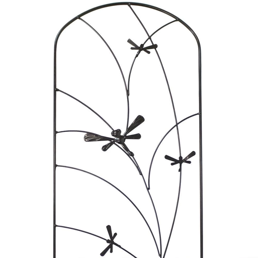 Sunnydaze Decor 55 in. Steel Dragonfly Delight Decorative Garden Trellis - (Set of 2) 5 Sunnydaze Decor 55 in. Steel Dragonfly Delight Decorative Garden Trellis - (Set of 2) - Image 5