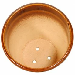 Sunnydaze Decor Captivating Vista 14 in. Beachcomber Ceramic Indoor/Outdoor Planter -Sunnydaze Decor Sales blue sunnydaze decor plant pots ap 000 fa 1000