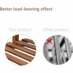 Dyiom 56.3 in. Tall Indoor/Outdoor Brown Wood Plant Stand (8-tiered) -Sunnydaze Decor Sales brown dyiom plant stands b097dhh7p6 44 1000