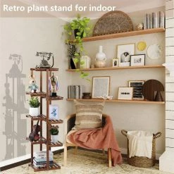 Sunnydaze Decor Sales -Sunnydaze Decor Sales brown dyiom plant stands b097dhh7p6 c3 1000