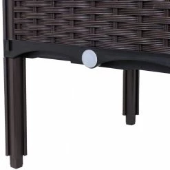 Sunnydaze Decor Sunnydaze Outdoor 4 Self-Watering Raised Garden Beds - Brown -Sunnydaze Decor Sales brown sunnydaze decor elevated garden beds ieo 392 44 1000