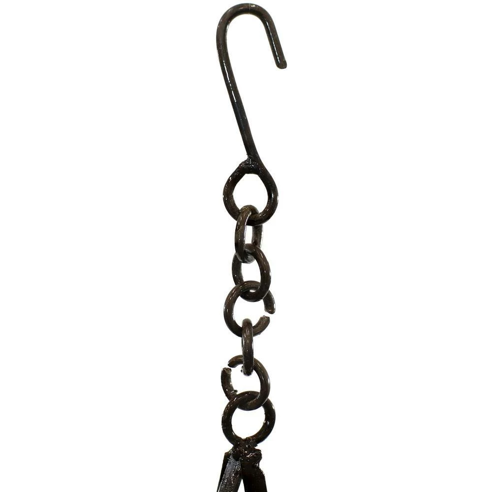 Sunnydaze Decor Sunnydaze Large Brown Steel Cathedral Hanging Planter Basket 3 Sunnydaze Decor Sunnydaze Large Brown Steel Cathedral Hanging Planter Basket - Image 3