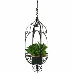Sunnydaze Decor Sunnydaze Large Brown Steel Cathedral Hanging Planter Basket 13 Sunnydaze Decor Sunnydaze Large Brown Steel Cathedral Hanging Planter Basket -Sunnydaze Decor Sales brown sunnydaze decor hanging planters cue 020 fa 1000