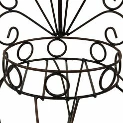 Sunnydaze Decor Sunnydaze 25.25 in. H Sweethearts Chair Indoor/Outdoor Steel Plant Stand -Sunnydaze Decor Sales brown sunnydaze decor plant stands lci 327 2pk 1f 1000