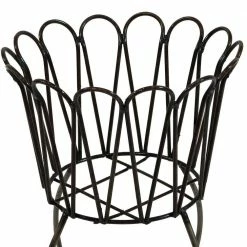 Sunnydaze Decor Sunnydaze 19 in. H Open Blossom Indoor/Outdoor Steel Plant Stand -Sunnydaze Decor Sales brown sunnydaze decor plant stands lci 341 1f 1000