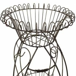 Sunnydaze Decor Sunnydaze 38 in. H Double Indoor/Outdoor Steel Plant Stand 13 Sunnydaze Decor Sunnydaze 38 in. H Double Indoor/Outdoor Steel Plant Stand -Sunnydaze Decor Sales brown sunnydaze decor plant stands lci 594 1f 1000