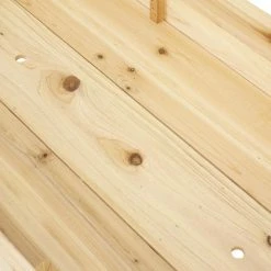 Sunnydaze Decor 27.5 in. Tall Outdoor Wood Elevated Garden Planter Box -Sunnydaze Decor Sales brown sunnydaze decor planter boxes hb 703 fa 1000