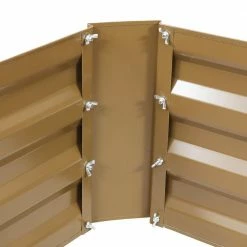 Sunnydaze Decor 24 in. Square Brown Galvanized Steel Raised Garden Bed 10 Sunnydaze Decor 24 in. Square Brown Galvanized Steel Raised Garden Bed -Sunnydaze Decor Sales brown sunnydaze decor raised planter boxes hb 482 1f 1000