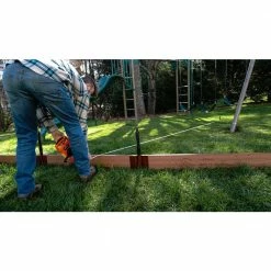 Frame It All 2 in. Series 16 ft. Classic Sienna Straight Composite Playground Border Kit 14 Frame It All 2 in. Series 16 ft. Classic Sienna Straight Composite Playground Border Kit -Sunnydaze Decor Sales classic sienna frame it all raised planter boxes 300001052 1f 1000