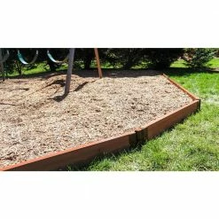 Frame It All 2 in. Series 16 ft. Classic Sienna Straight Composite Playground Border Kit 15 Frame It All 2 in. Series 16 ft. Classic Sienna Straight Composite Playground Border Kit -Sunnydaze Decor Sales classic sienna frame it all raised planter boxes 300001052 44 1000