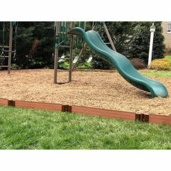 Frame It All 2 in. Series 16 ft. Classic Sienna Straight Composite Playground Border Kit 12 Frame It All 2 in. Series 16 ft. Classic Sienna Straight Composite Playground Border Kit -Sunnydaze Decor Sales classic sienna frame it all raised planter boxes 300001052 c3 1000