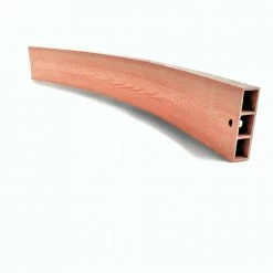 Frame It All 2 in. Series 16 ft. Classic Sienna Curved Composite Playground Border Kit -Sunnydaze Decor Sales classic sienna frame it all raised planter boxes 300001752 fa 1000