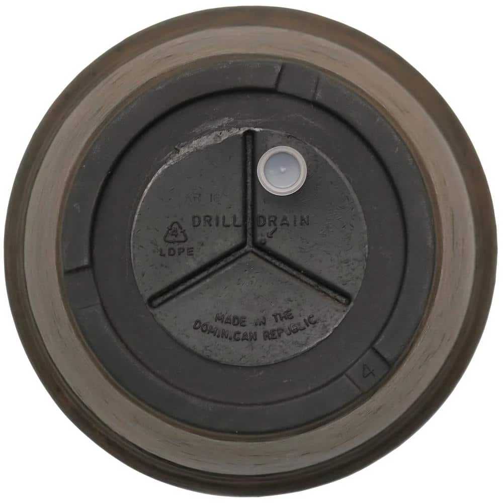 Sunnydaze Decor 16 in. Rust Anjelica Poly Flower Pot Planter (2-Pack) 5 Sunnydaze Decor 16 in. Rust Anjelica Poly Flower Pot Planter (2-Pack) - Image 5