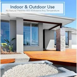 Dyiom 0.1 cu. ft. White Medium Decorative Pebbles 5 lbs. 3/4 in.-2 in. Landscape Rocks 7 Dyiom 0.1 cu. ft. White Medium Decorative Pebbles 5 lbs. 3/4 in.-2 in. Landscape Rocks -Sunnydaze Decor Sales dyiom bagged landscape rocks b0143ixb82 1f 1000