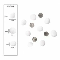 Dyiom 0.1 cu. ft. White Medium Decorative Pebbles 5 lbs. 3/4 in.-2 in. Landscape Rocks 6 Dyiom 0.1 cu. ft. White Medium Decorative Pebbles 5 lbs. 3/4 in.-2 in. Landscape Rocks -Sunnydaze Decor Sales dyiom bagged landscape rocks b0143ixb82 4f 1000