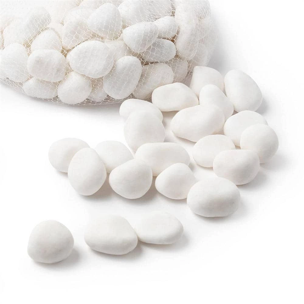 Dyiom 0.1 cu. ft. White Medium Decorative Pebbles 5 lbs. 3/4 in.-2 in. Landscape Rocks 1 Dyiom 0.1 cu. ft. White Medium Decorative Pebbles 5 lbs. 3/4 in.-2 in. Landscape Rocks