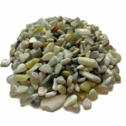Dyiom 0.1 cu. ft. Multi-Colored Small Polished Pebbles 2 lbs. 3/8 in.-1/2 in. Size Landscape Rocks