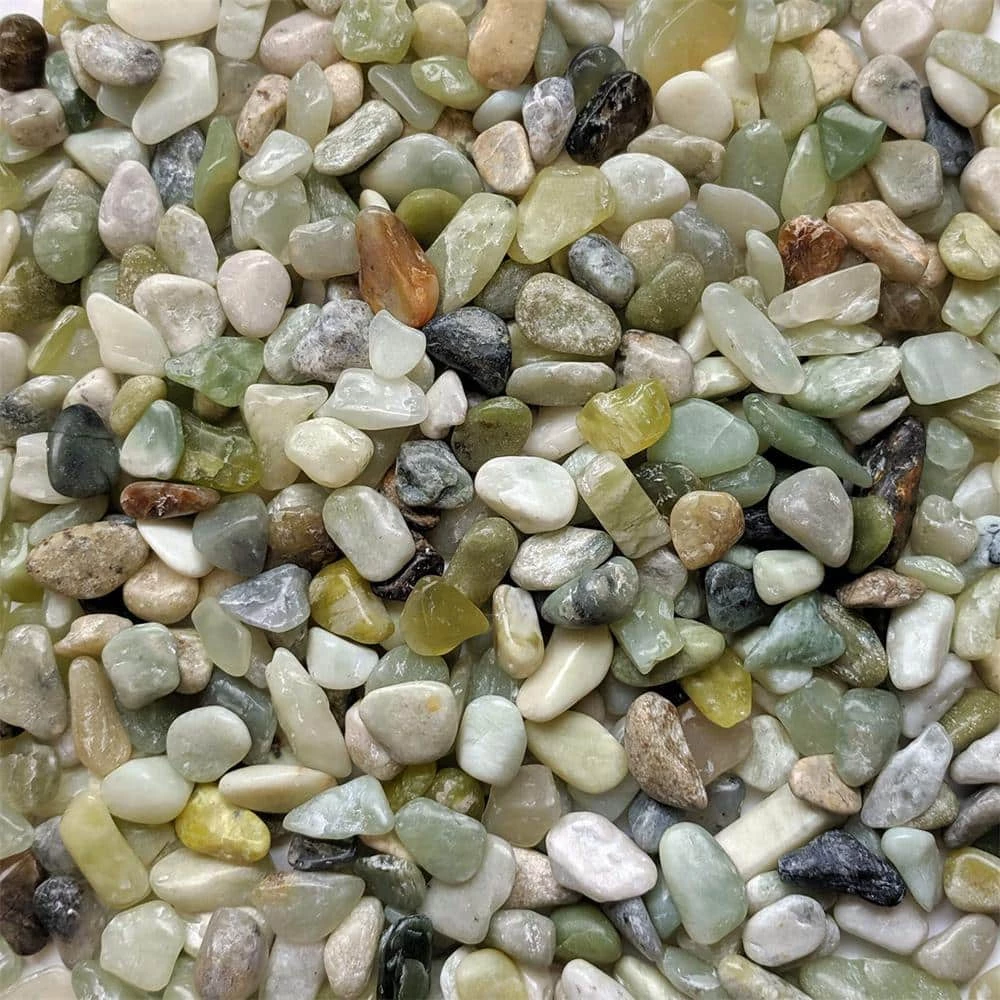 Dyiom 0.1 cu. ft. Multi-Colored Small Polished Pebbles 5 lbs. 3/8 in.-1/2 in. Size Landscape Rocks 2 Dyiom 0.1 cu. ft. Multi-Colored Small Polished Pebbles 5 lbs. 3/8 in.-1/2 in. Size Landscape Rocks - Image 2