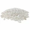 Dyiom 0.1 cu. ft. White Small Polished Pebbles 2 lbs. 3/8 in.-1/2 in. Size Landscape Rocks