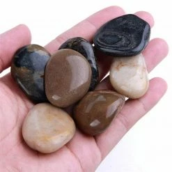 Dyiom 0.1 cu. ft. Multi-Colored Medium Polished Pebbles 5 lbs. 1-2 in. Landscape Rocks 6 Dyiom 0.1 cu. ft. Multi-Colored Medium Polished Pebbles 5 lbs. 1-2 in. Landscape Rocks -Sunnydaze Decor Sales dyiom bagged landscape rocks b07tmkk83g 4f 1000