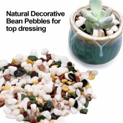 Dyiom 0.1 cu. ft. Multi-Colored 2.2 lbs. 0.2 in.-0.39 in. Size Extra Small Gravel -Sunnydaze Decor Sales dyiom bagged landscape rocks b08dfcjz39 44 1000