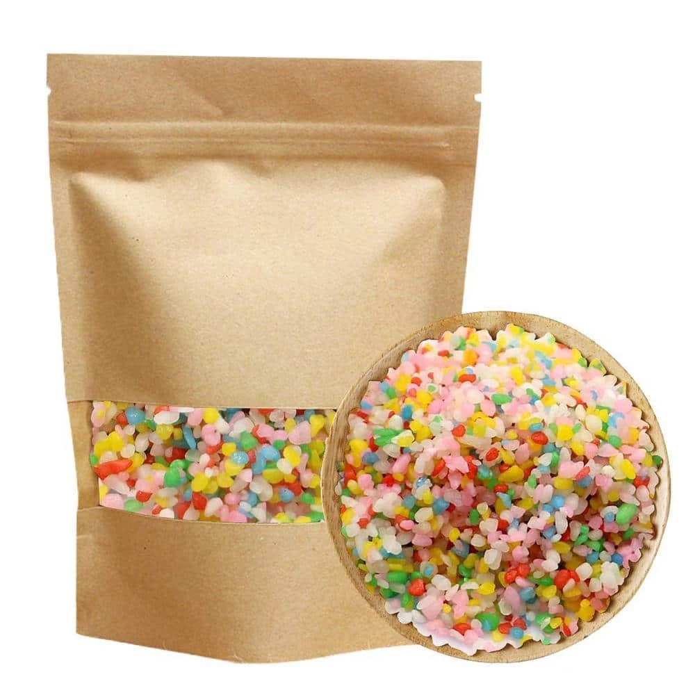 Dyiom 0.1 cu. ft. Multi-Colored 2.2 lbs. 0.12 in.-0.19 in. Size Extra Small Gravel 1 Dyiom 0.1 cu. ft. Multi-Colored 2.2 lbs. 0.12 in.-0.19 in. Size Extra Small Gravel