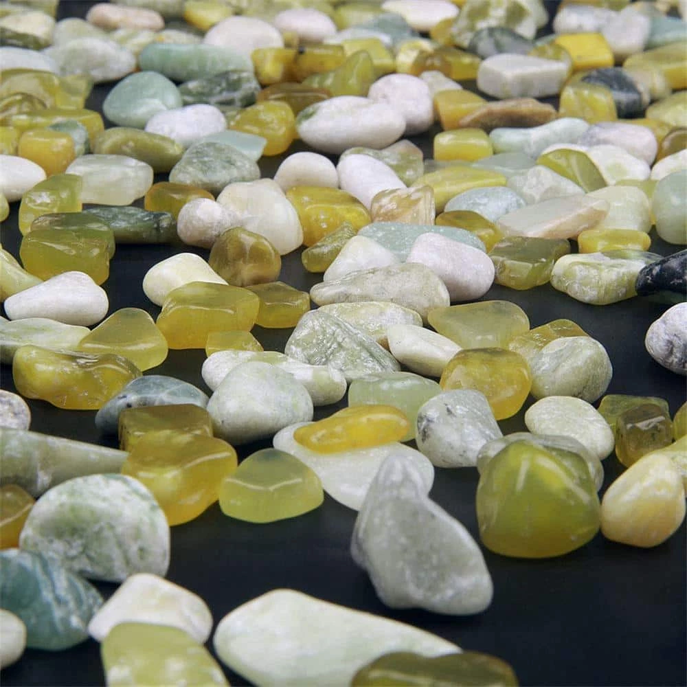 Dyiom 0.1 cu. ft. Multi-Colored Small Polished Pebbles 3 lbs. 3/8 in.-1/2 in. Landscape Rocks 2 Dyiom 0.1 cu. ft. Multi-Colored Small Polished Pebbles 3 lbs. 3/8 in.-1/2 in. Landscape Rocks - Image 2