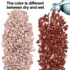 Dyiom 0.1 cu. ft. Red 2.2 lbs. 0.2 in.-0.39 in. Size Extra Small Gravel -Sunnydaze Decor Sales dyiom bagged landscape rocks b08jqkmcv7 44 1000