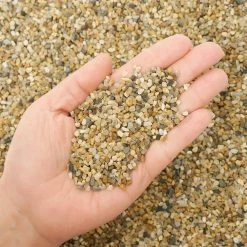 Dyiom 0.1 cu. ft. Multi-Colored Extra Small Pea Gravel 2.7 lbs. 0.04 in.-0.08 in. Landscape Rocks -Sunnydaze Decor Sales dyiom bagged landscape rocks b08nsfv13w 4f 1000