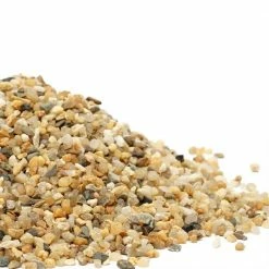 Dyiom 0.1 cu. ft. Multi-Colored Extra Small Pea Gravel 2.7 lbs. 0.04 in.-0.08 in. Landscape Rocks