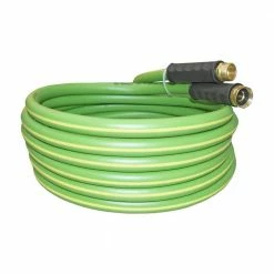 Dyiom 5/8 in. dia. x 20 ft. Durable PVC Heavy Water Hose with Brass Hose Fittings