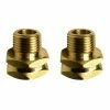 Dyiom 3/4 in. GHT Female x 1/2 in. NPT Male Brass Hose Connector (2-Pack)