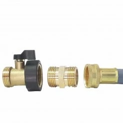 Dyiom 3/4 in. Garden Hose Brass Hose Connector Male to Male (4-Pack) 7 Dyiom 3/4 in. Garden Hose Brass Hose Connector Male to Male (4-Pack) -Sunnydaze Decor Sales dyiom hose connectors b07vtlzyb5 1f 1000