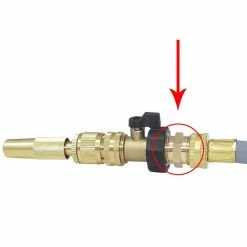 Dyiom 3/4 in. Garden Hose Brass Hose Connector Male to Male (4-Pack) 6 Dyiom 3/4 in. Garden Hose Brass Hose Connector Male to Male (4-Pack) -Sunnydaze Decor Sales dyiom hose connectors b07vtlzyb5 4f 1000