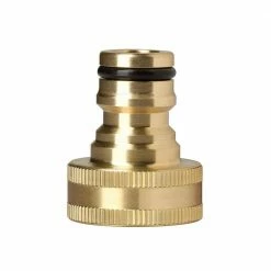 Dyiom 3/4 in. GHT Solid Brass Hose Connector (1-Set) 8 Dyiom 3/4 in. GHT Solid Brass Hose Connector (1-Set) -Sunnydaze Decor Sales dyiom hose connectors b08yp4x2dm 4f 1000