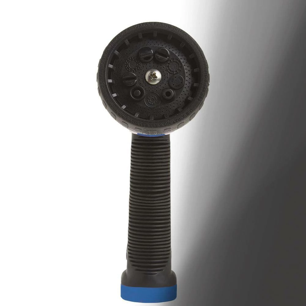 Dyiom 9-Pattern Revolver Front Trigger Spray Nozzle, Blue 3 Dyiom 9-Pattern Revolver Front Trigger Spray Nozzle, Blue - Image 3