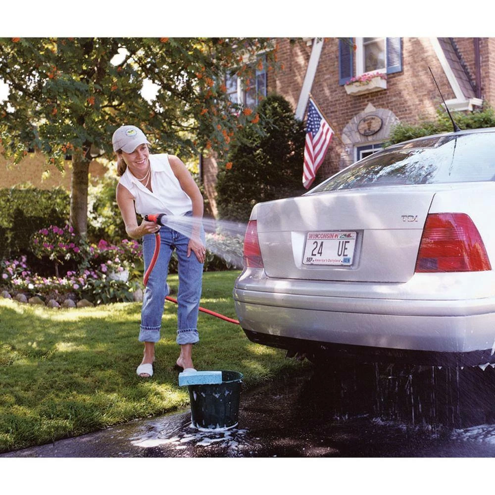 Dyiom 9-Pattern Revolver Front Trigger Spray Nozzle, Blue 2 Dyiom 9-Pattern Revolver Front Trigger Spray Nozzle, Blue - Image 2