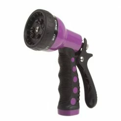 Dyiom 9-Pattern Revolver Front Trigger Spray Nozzle, Berry