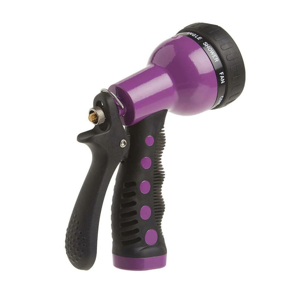 Dyiom 9-Pattern Revolver Front Trigger Spray Nozzle, Berry 2 Dyiom 9-Pattern Revolver Front Trigger Spray Nozzle, Berry - Image 2