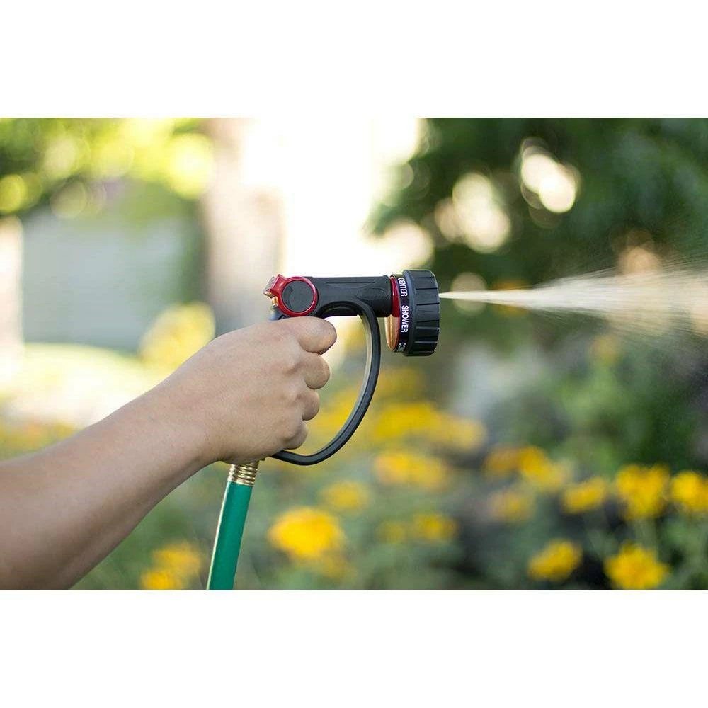 Dyiom 7-Pattern Watering Nozzle with Thumb Control, Black 2 Dyiom 7-Pattern Watering Nozzle with Thumb Control, Black - Image 2