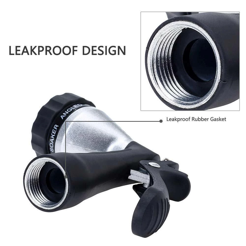 Dyiom Rear-Trigger Metal Garden Hose Nozzle with Adjustable Spray Patterns (Sliver) 7 Dyiom Rear-Trigger Metal Garden Hose Nozzle with Adjustable Spray Patterns (Sliver) - Image 7