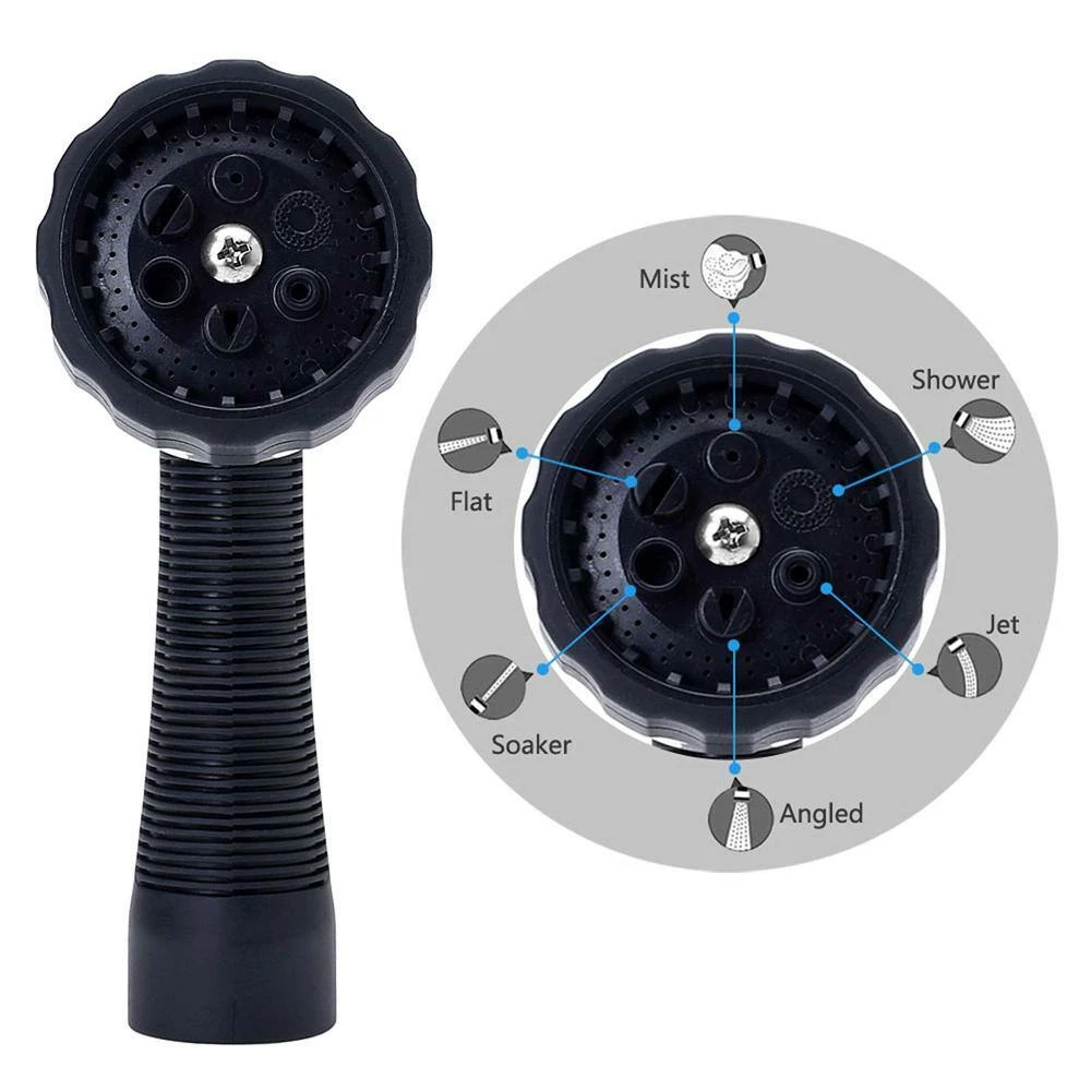 Dyiom Rear-Trigger Metal Garden Hose Nozzle with Adjustable Spray Patterns (Red) 5 Dyiom Rear-Trigger Metal Garden Hose Nozzle with Adjustable Spray Patterns (Red) - Image 5