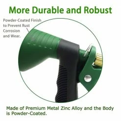Dyiom Heavy-Duty Trigger Water Hose Nozzle with Adjustable Watering Patterns High Pressure Sprayer Nozzles -Sunnydaze Decor Sales dyiom nozzles wands b08419zrx6 76 1000